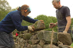 Drystone walling course
