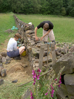 Drystone walling course photo